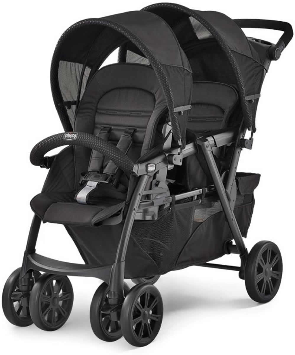Chicco Cortina Together Double Stroller - Obsidian - 08079043240070