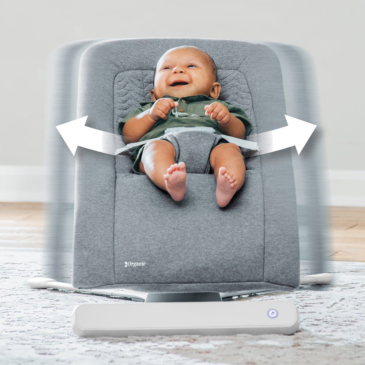 Chicco E-Motion Auto-Glider & Bouncer - Grey - 00087004190070