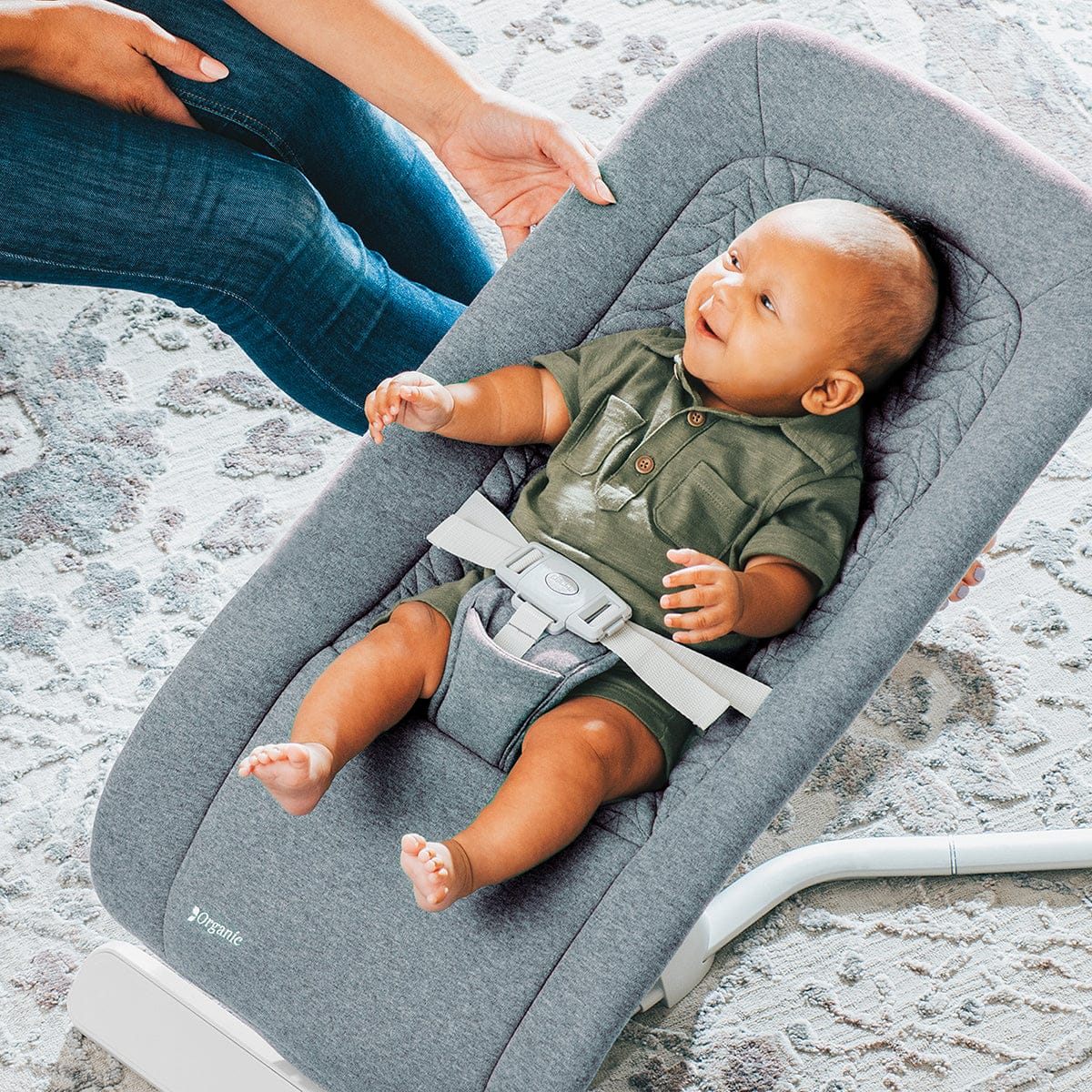 Chicco E-Motion Auto-Glider & Bouncer - Grey - 00087004190070