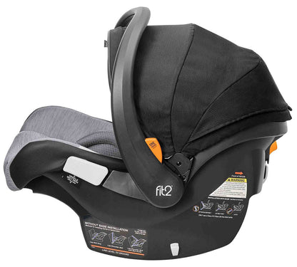 Chicco Fit2 Air Rear-Facing Infant & Toddler Car Seat with Anti-Rebound Bar - Vero - 05079443460070