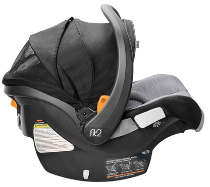 Chicco Fit2 Air Rear-Facing Infant & Toddler Car Seat with Anti-Rebound Bar - Vero - 05079443460070