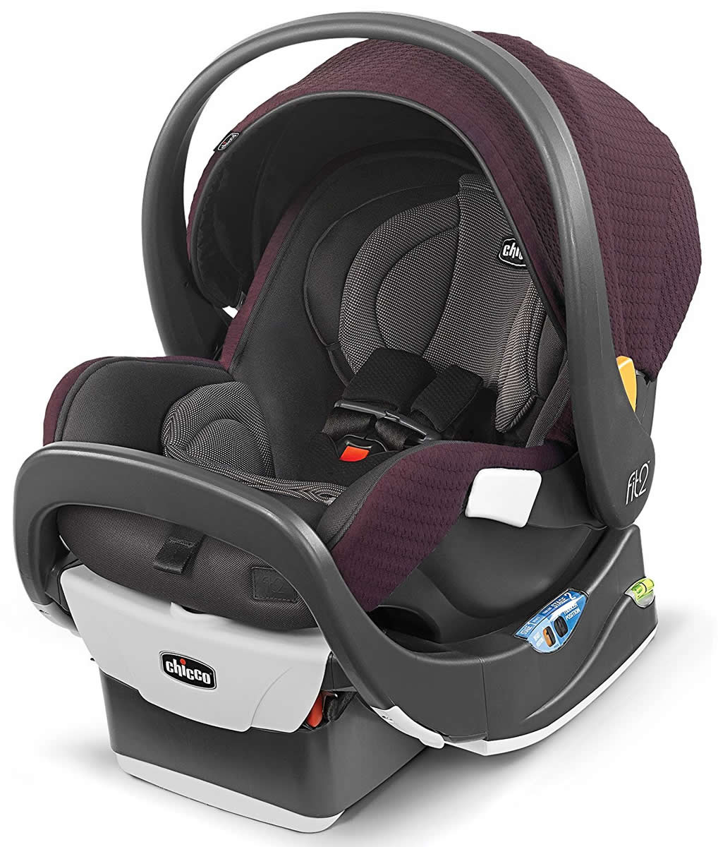 Chicco Fit2 Rear-Facing Infant & Toddler Car Seat with Anti-Rebound Bar - Arietta - 04079771210070