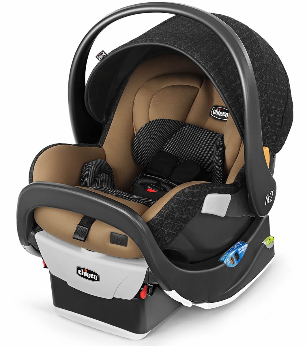 Chicco Fit2 Rear-Facing Infant & Toddler Car Seat with Anti-Rebound Bar - Cienna - 07079771750070