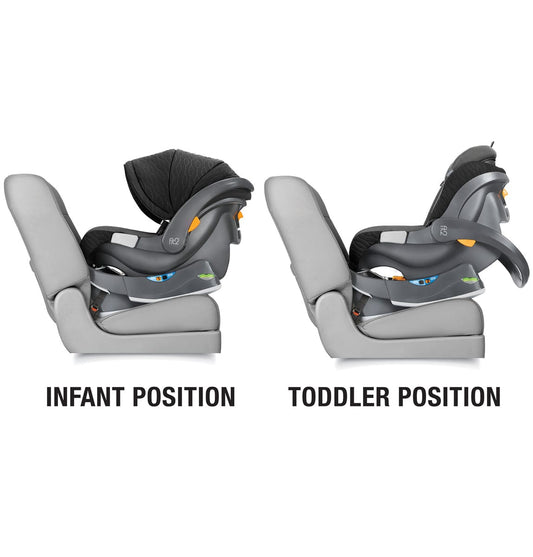 Chicco Fit2 Rear-Facing Infant & Toddler Car Seat with Anti-Rebound Bar - Fleur - 05079771410070