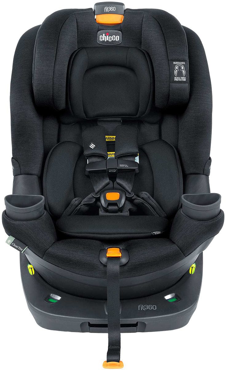 Chicco Fit360 ClearTex Rotating Convertible Car Seat - Black - 06079690950070