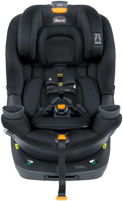 Chicco Fit360 ClearTex Rotating Convertible Car Seat - Black - 06079690950070