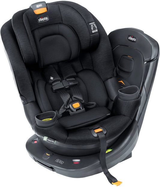 Chicco Fit360 ClearTex Rotating Convertible Car Seat - Black - 06079690950070