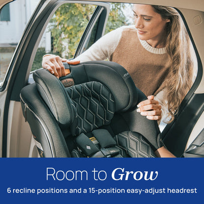 Chicco Fit360 Zip ClearTex Rotating Convertible Car Seat - Jet - 08087073510070