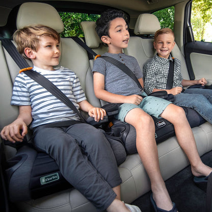 Chicco GoFit ClearTex Backless Booster Car Seat - Shadow - 07087092270070