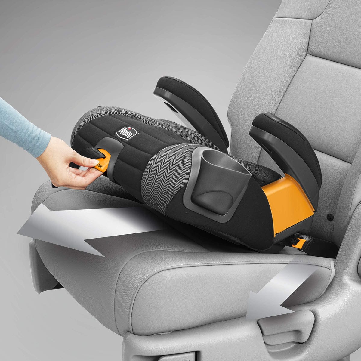 Chicco GoFit Plus Belt Positioning Booster Car Seat - Stream - 00079835600070