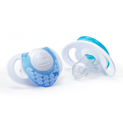 Chicco Hard Shield Orthodontic Pacifiers - Blue - 0M+ - 00005720000070