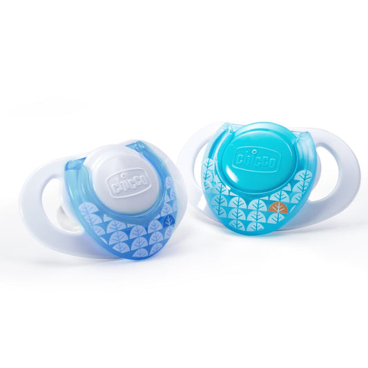 Chicco Hard Shield Orthodontic Pacifiers - Blue - 0M+ - 00005720000070