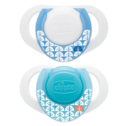 Chicco Hard Shield Orthodontic Pacifiers - Blue - 0M+ - 00005720000070