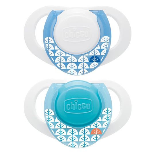Chicco Hard Shield Orthodontic Pacifiers - Blue - 0M+ - 00005720000070