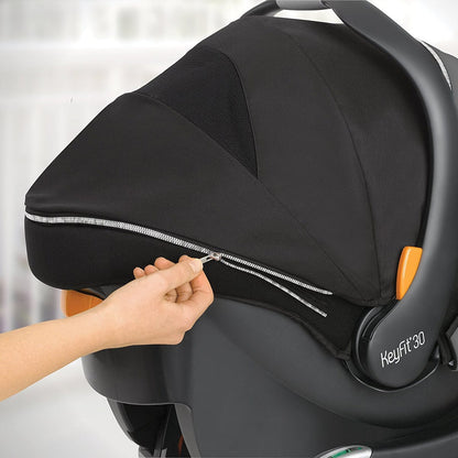 Chicco KeyFit 30 Zip Air Infant Car Seat - Q Collection - 07079492970070