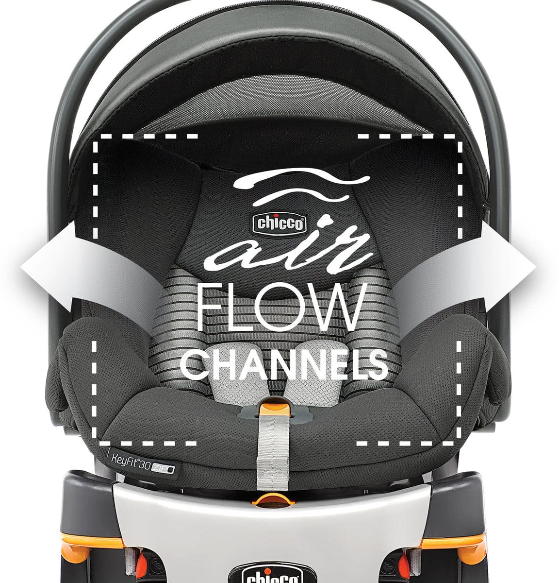 Chicco KeyFit 30 Zip Air Infant Car Seat - Ventata - 2016 - 07079492990070