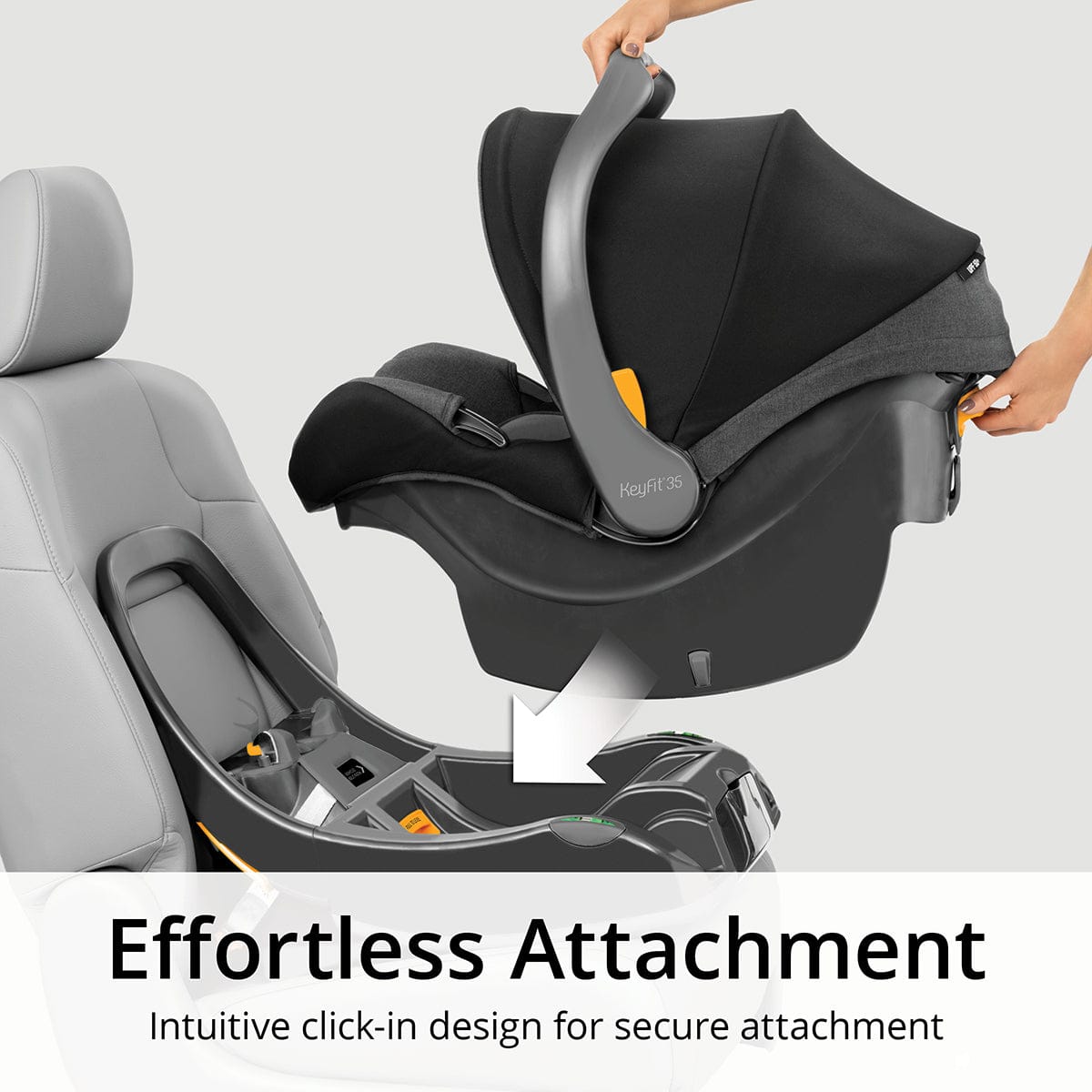 Chicco KeyFit 35 Zip ClearTex Infant Car Seat - Obsidian - 08079716240070