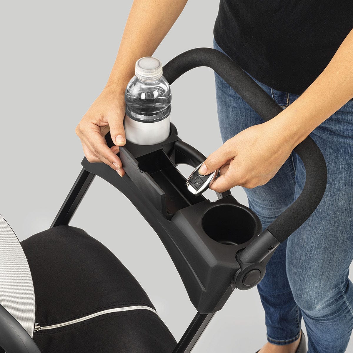 Chicco KeyFit Caddy Car Seat Frame Stroller - Black - 06079648950070