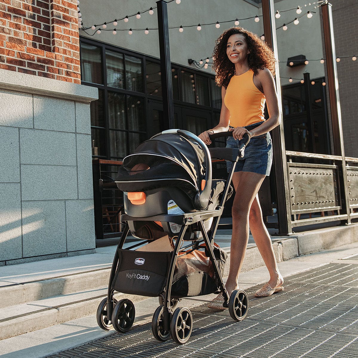 Chicco KeyFit Caddy Car Seat Frame Stroller - Black - 06079648950070