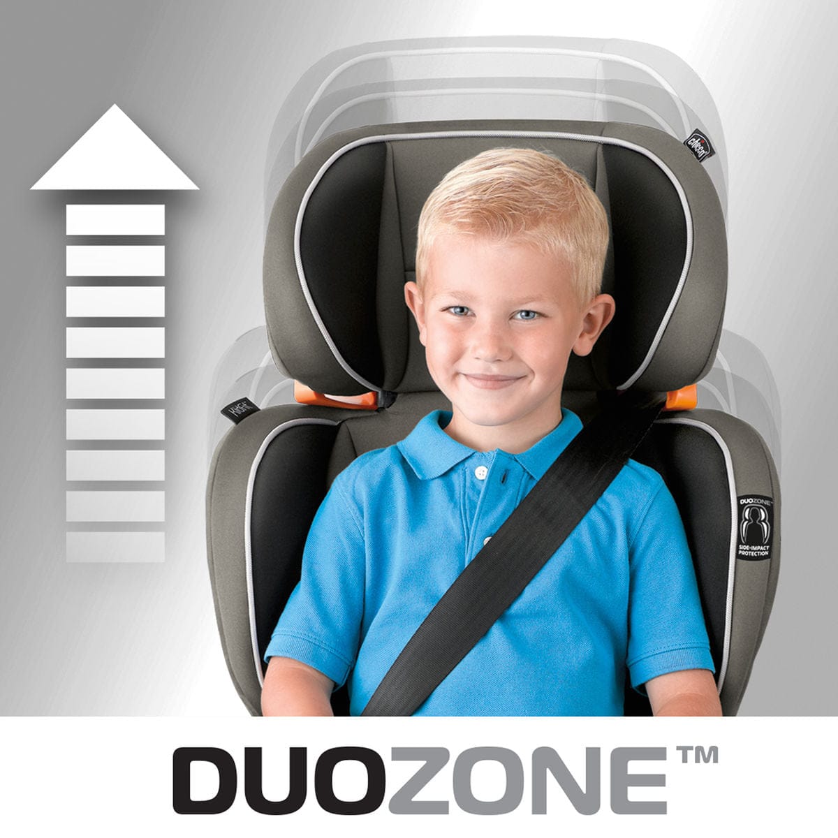 Chicco Kidfit 2-in-1 Belt Positioning Booster Car Seat - Atmosphere - 05079014570070