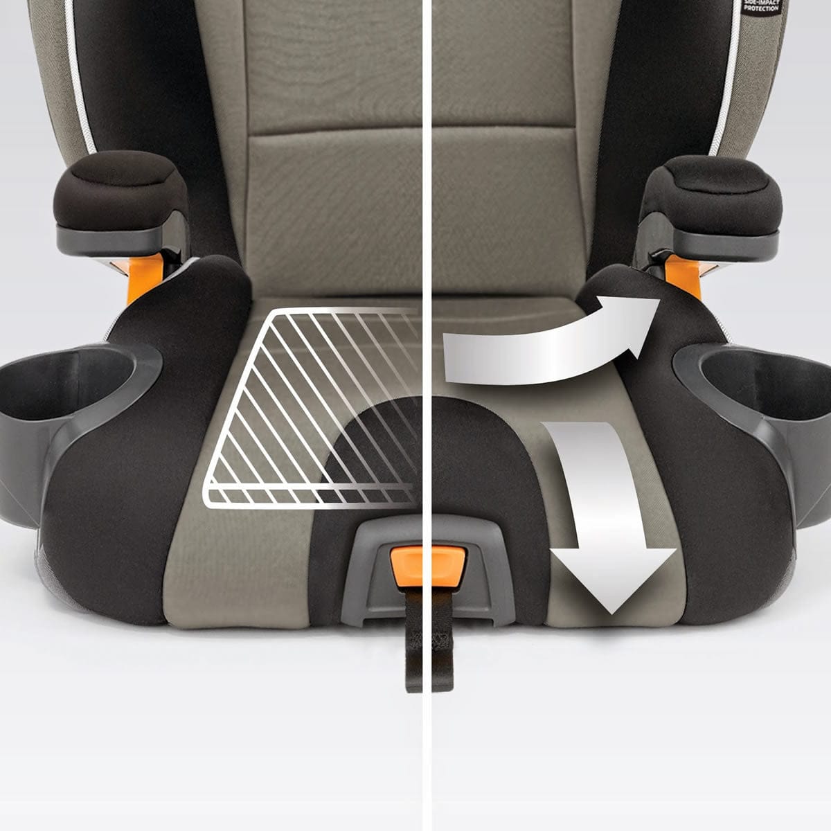 Chicco KidFit 2-in-1 Belt Positioning Booster Car Seat - Monaco - 00079014280070