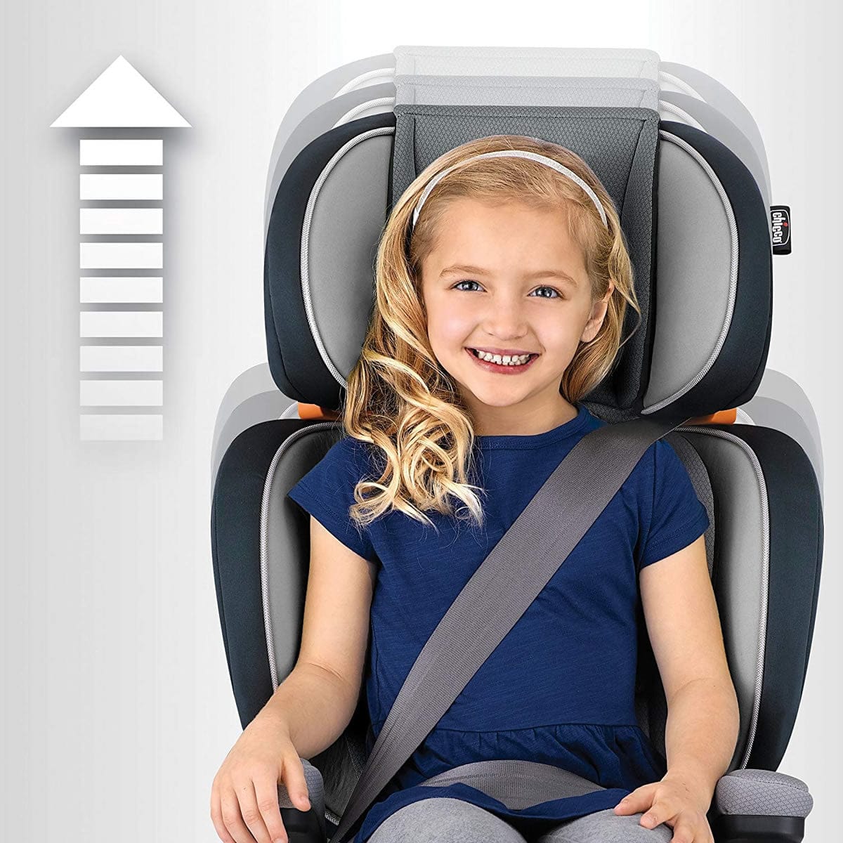 Chicco KidFit 2-in-1 Belt Positioning Booster Car Seat - Monaco - 00079014280070
