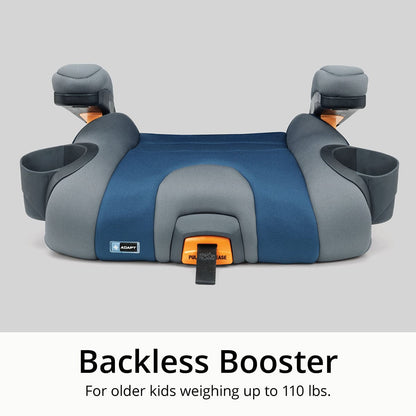 Chicco KidFit Adapt Plus 2-in-1 Belt Positioning Booster Car Seat - Ember - 07079728860070
