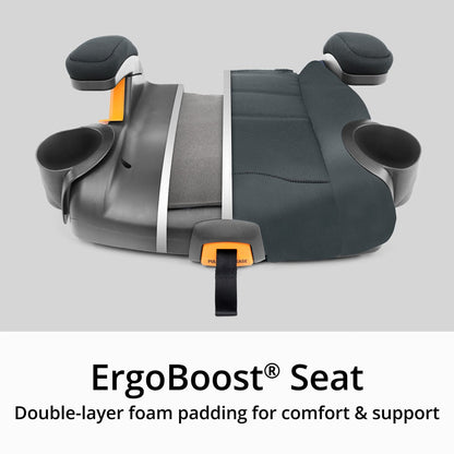 Chicco KidFit ClearTex Plus 2-in-1 Belt Positioning Booster Car Seat - Drift - 00079627120070