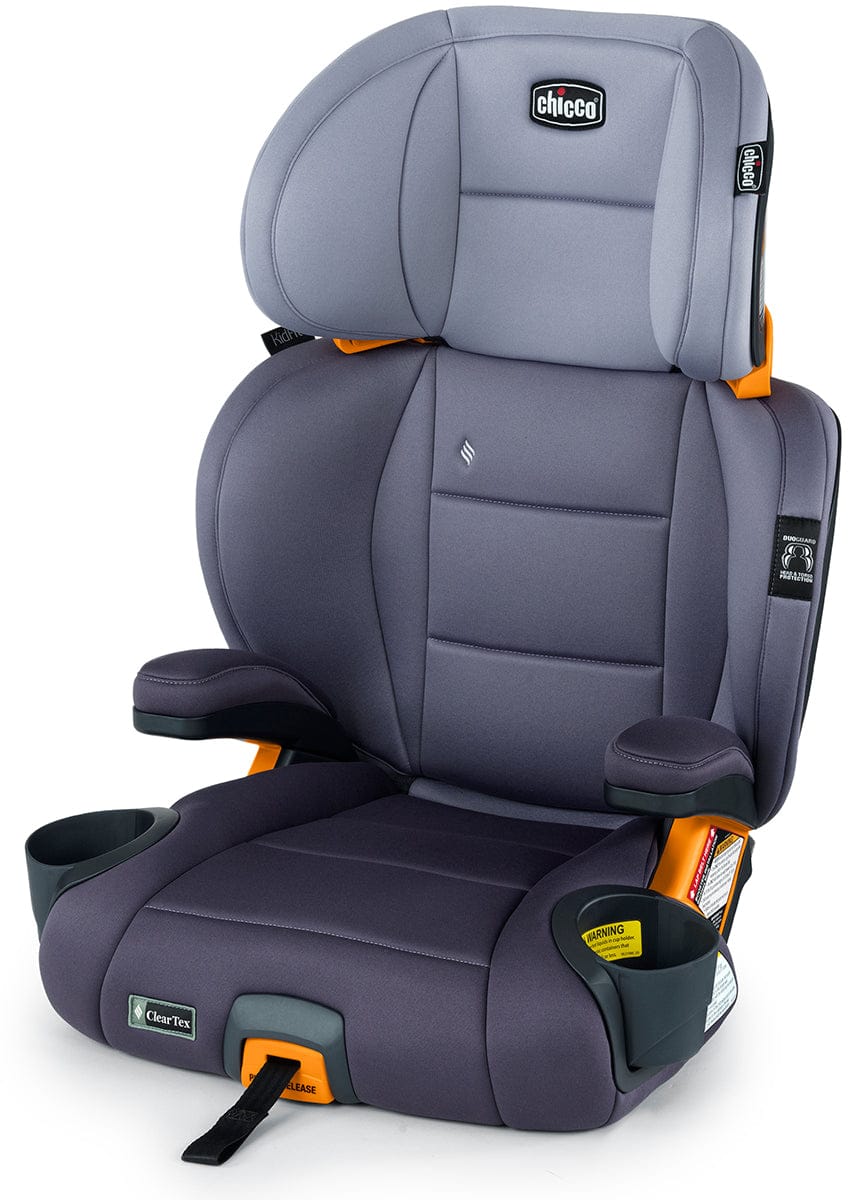 Chicco KidFit ClearTex Plus 2-in-1 Belt Positioning Booster Car Seat - Lilac - 07079627350070