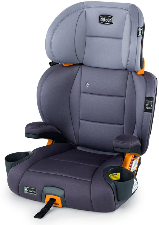 Chicco KidFit ClearTex Plus 2-in-1 Belt Positioning Booster Car Seat - Lilac - 07079627350070