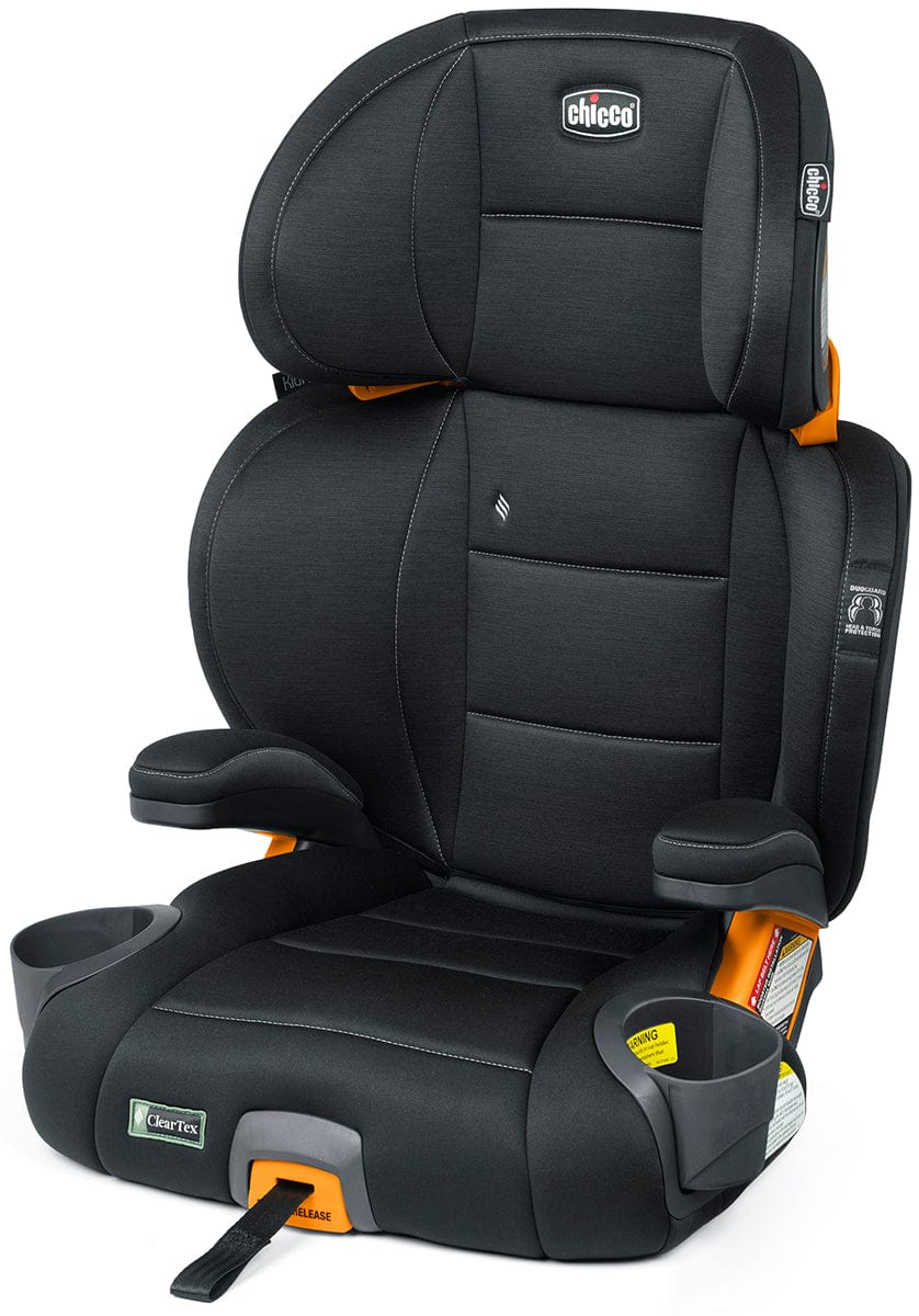 Chicco KidFit ClearTex Plus 2-in-1 Belt Positioning Booster Car Seat - Obsidian - 08079627240070