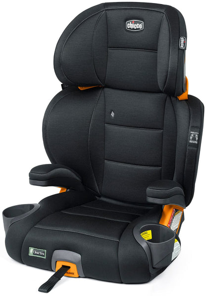 Chicco KidFit ClearTex Plus 2-in-1 Belt Positioning Booster Car Seat - Obsidian - 08079627240070