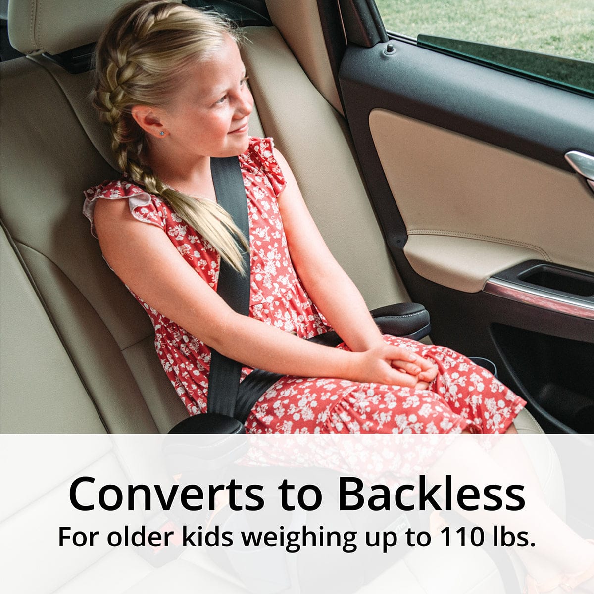 Chicco KidFit ClearTex Plus 2-in-1 Belt Positioning Booster Car Seat - Reef - 06079627620070