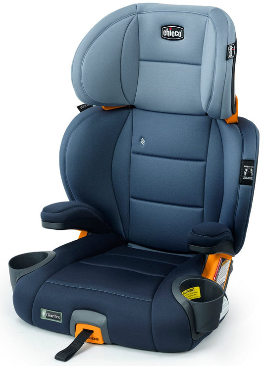 Chicco KidFit ClearTex Plus 2-in-1 Belt Positioning Booster Car Seat - Reef - 06079627620070