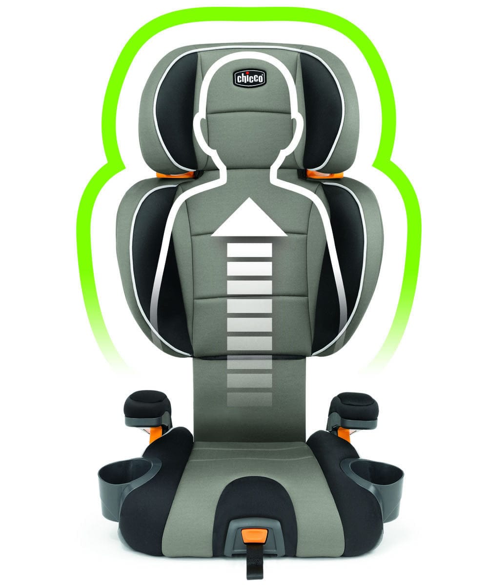 Chicco KidFit Zip 2-in-1 Belt Positioning Booster Car Seat - Genesis - 04079485930070