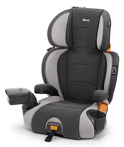 Chicco KidFit Zip 2-in-1 Belt Positioning Booster Car Seat - Steel Grey - 00079485070070