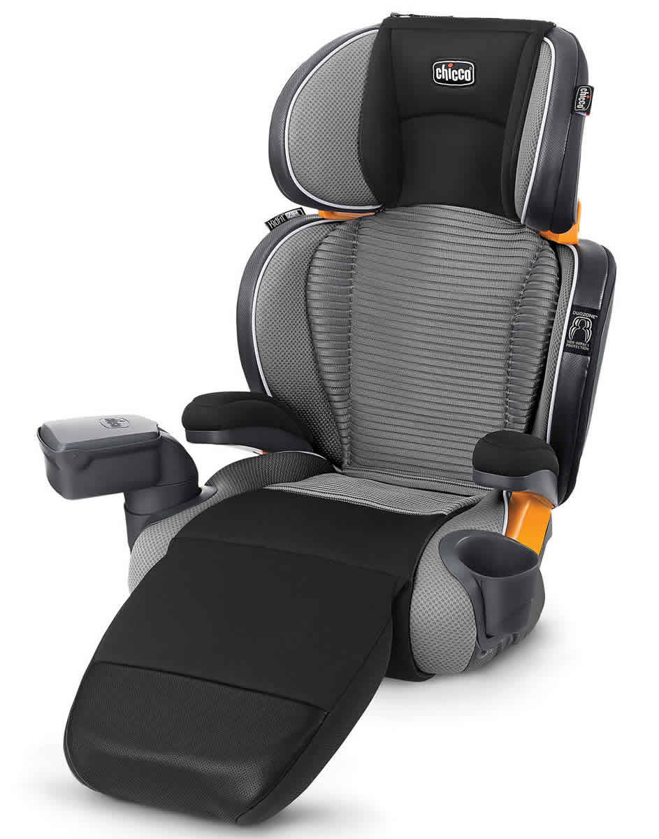 Chicco KidFit Zip Air 2-in-1 High Back Belt Positioning Booster Car Seat - Q Collection - 07079486970070