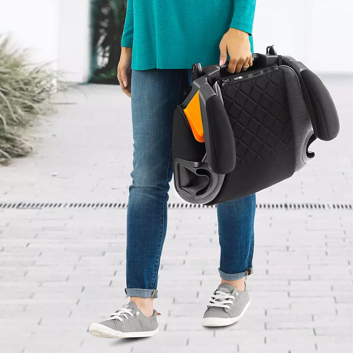 Chicco KidFit Zip Air Plus 2-in-1 High Back Belt Positioning Booster Car Seat - Atmos