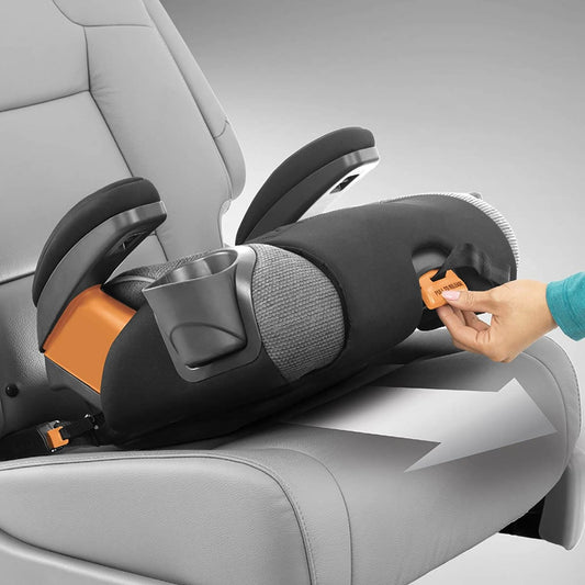 Chicco KidFit Zip Air Plus 2-in-1 High Back Belt Positioning Booster Car Seat - Q Collection - 07079681970070