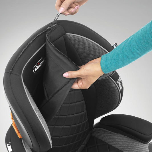 Chicco KidFit Zip Plus 2-in-1 High Back Belt-Positioning Booster Car Seat - Taurus - 04079680030070