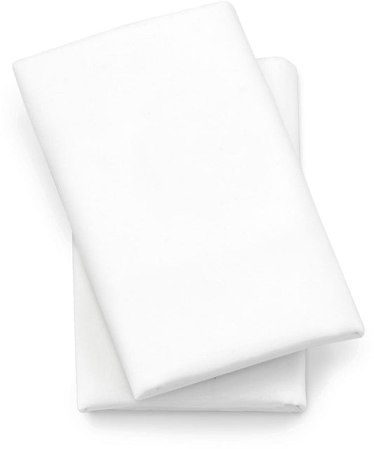 Chicco Lullaby Playard Fitted Sheet, 2-Pack - White - 06079575300070