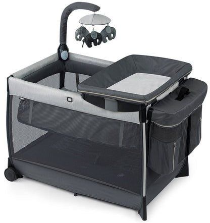 Chicco Lullaby Zip All-in-One Portable Playard - Driftwood - 06079754330070
