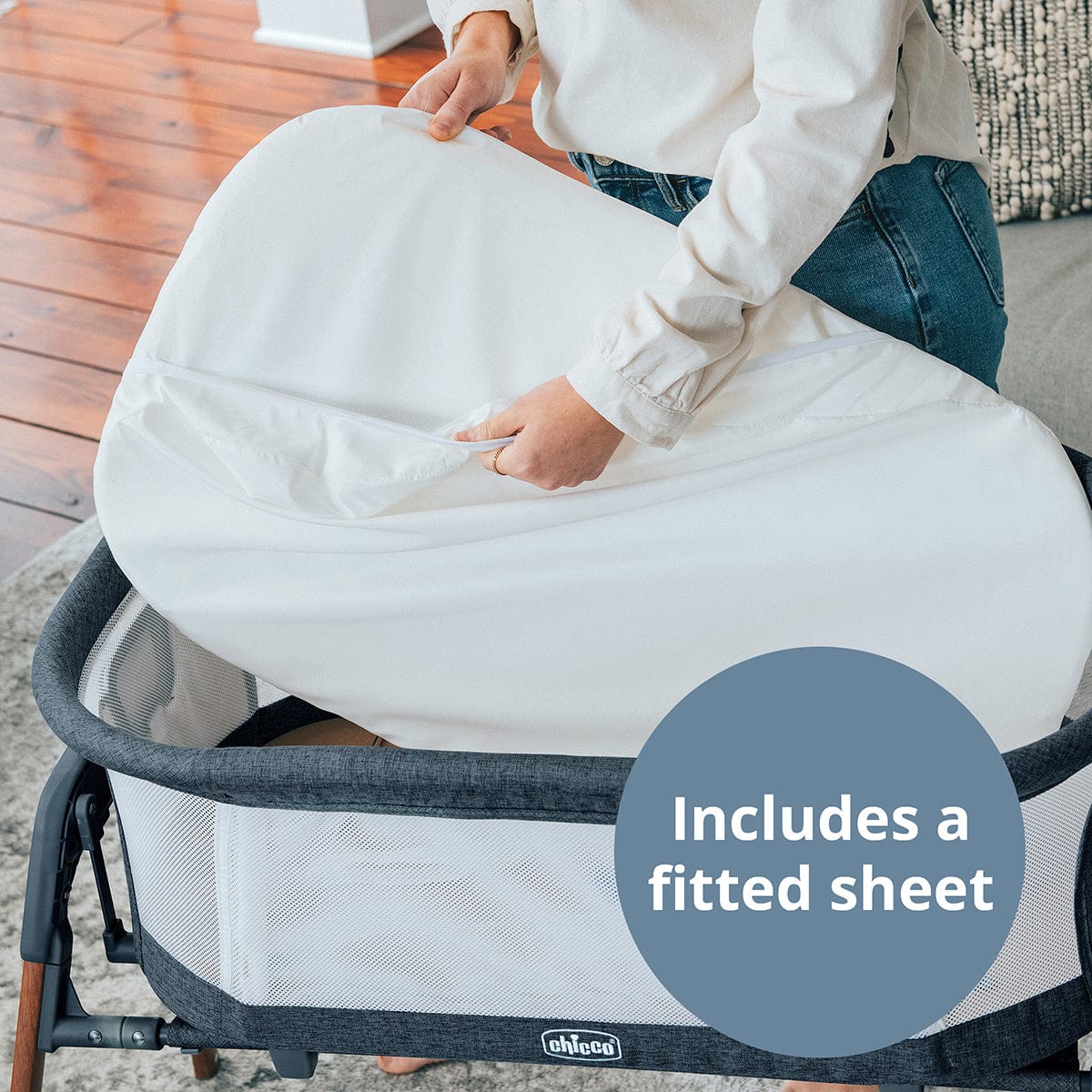Chicco LullaGlide 3-in-1 Bassinet - Luna – Albee Baby