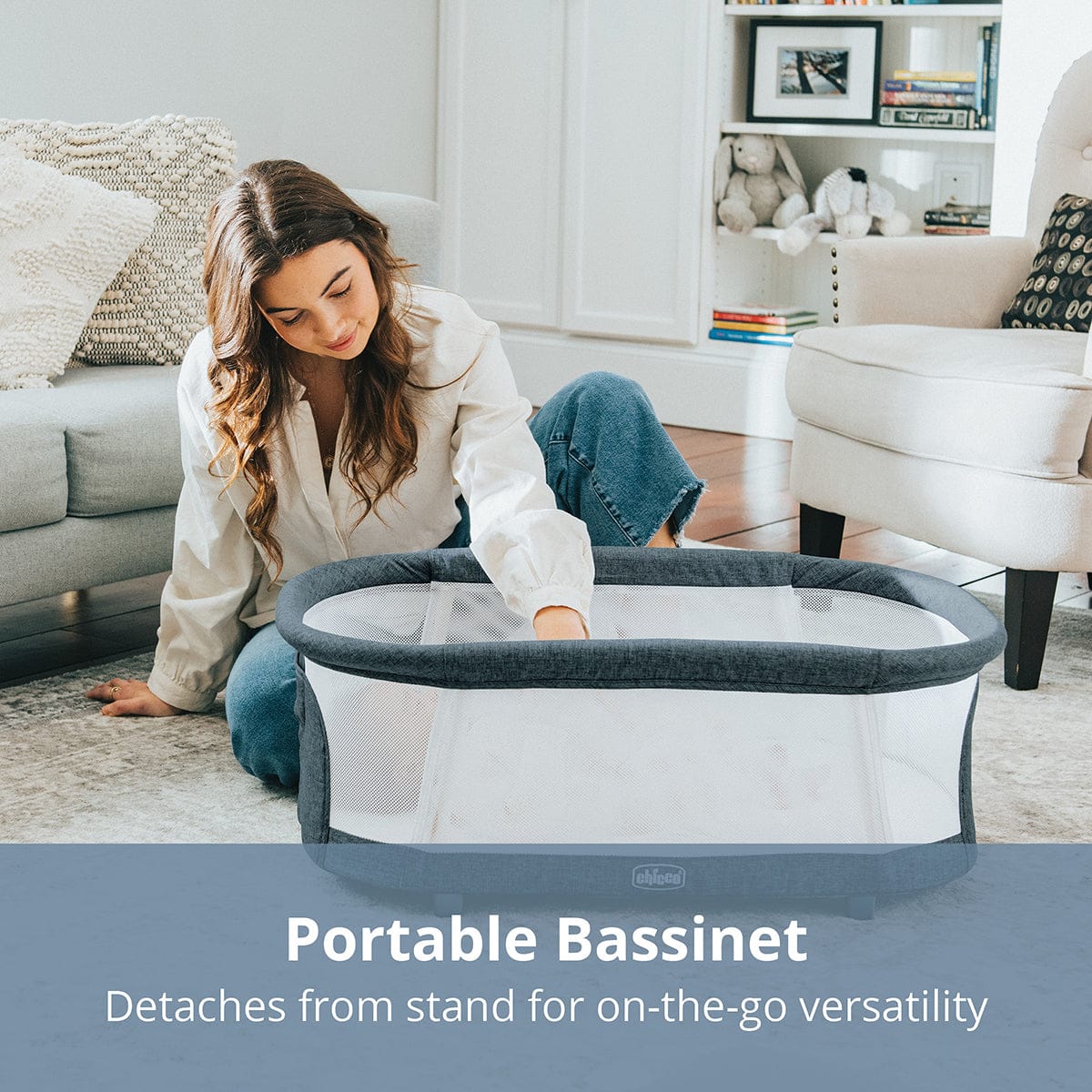 Chicco LullaGlide 3-in-1 Bassinet - Luna - 04087095540070