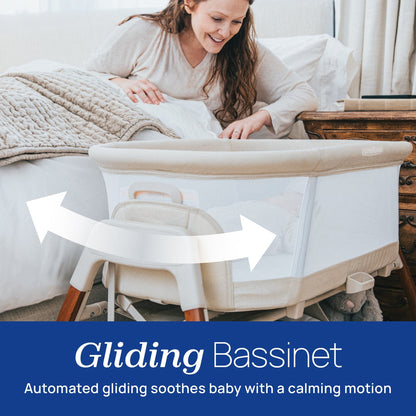 Chicco LullaGlide Plus 3-in-1 Bassinet - Serene - 05087119730070