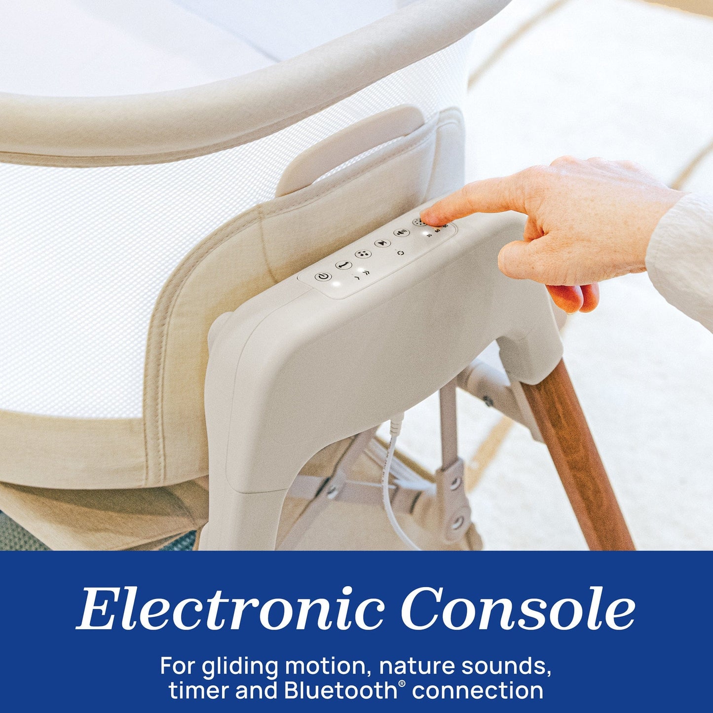 Chicco LullaGlide Plus 3-in-1 Bassinet - Serene - 05087119730070