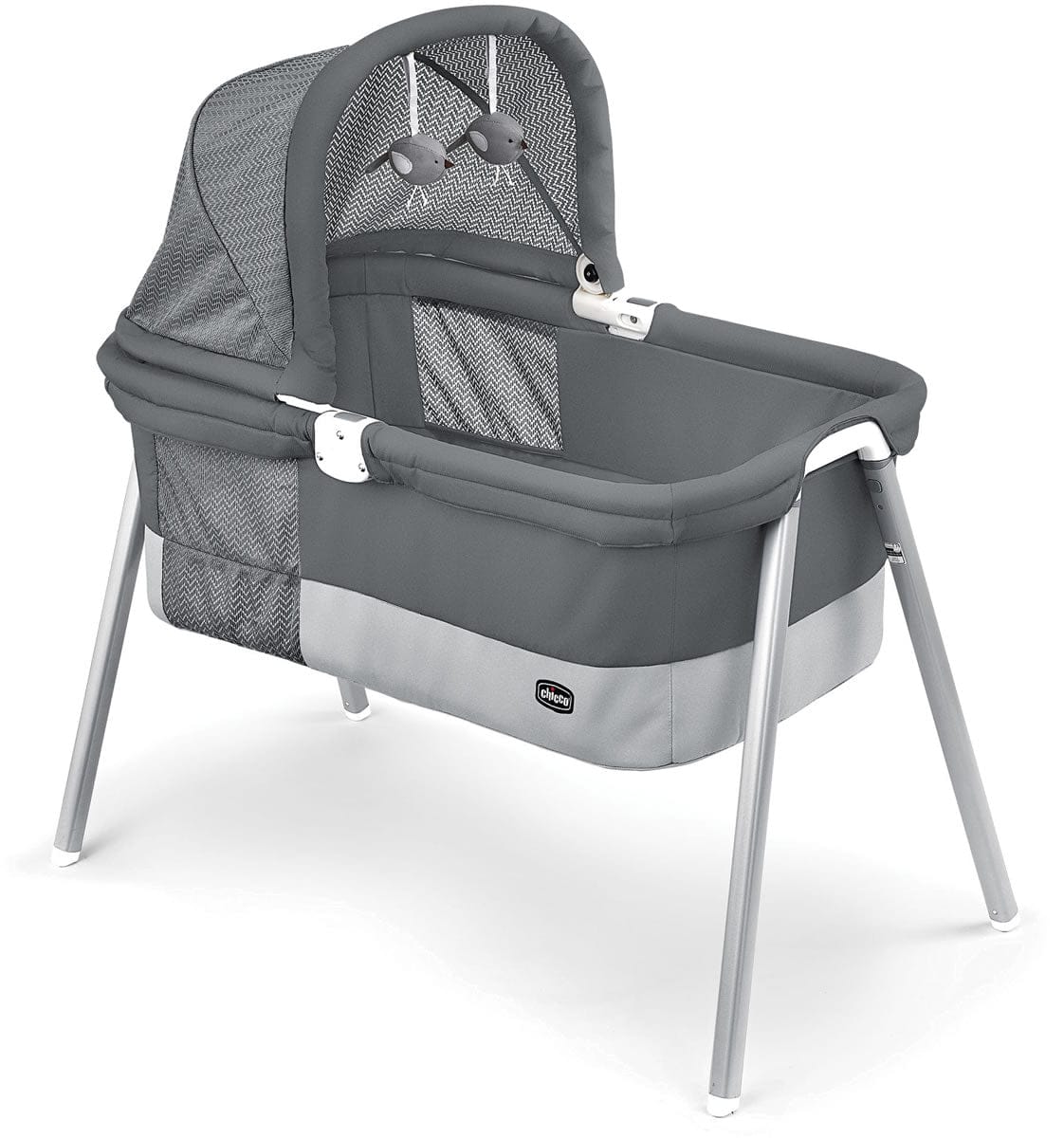 Chicco LullaGo Deluxe Portable Bassinet - Charcoal - 00079772940070