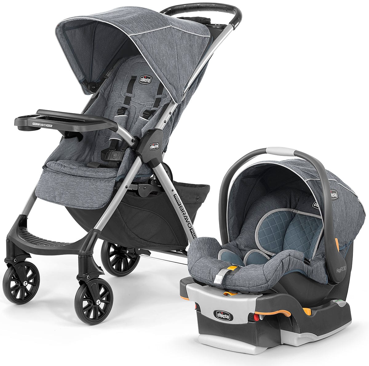 Chicco Mini Bravo Plus Travel System - Bombay