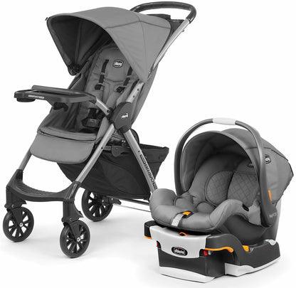 Chicco Mini Bravo Plus Travel System - Slate - 00079660040070