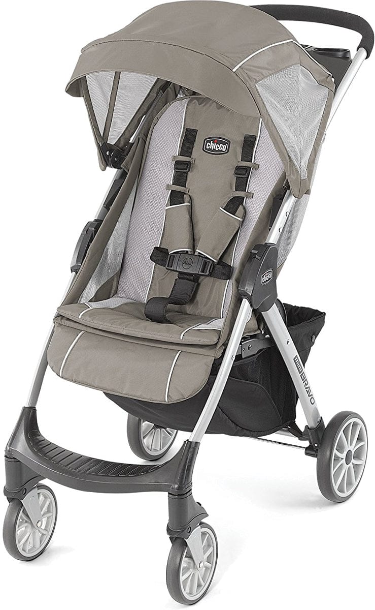 Chicco Mini Bravo Compact Stroller - Stone - 07079663230070